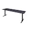 Cain Cain Training Tables, 84 W, 24 L, 29 H, Wood, Metal Top, Grey MTRCT8424GY - alternate 1